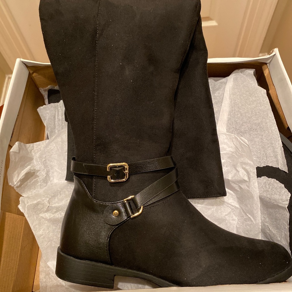 XOXO black tall boots size 7.5M